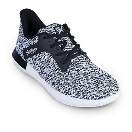 KR Strikeforce Lux White/Black Knit Women's Bowling Shoes