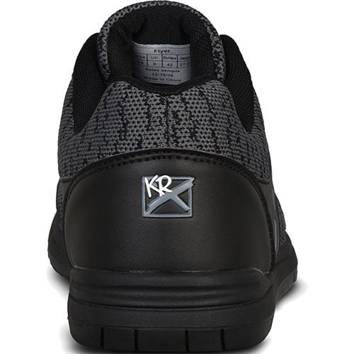 KR Strikeforce Men's Flyer Mesh Black/Steel Bowling Shoes - Image 5