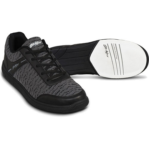 KR Strikeforce Men's Flyer Mesh Black/Steel Bowling Shoes